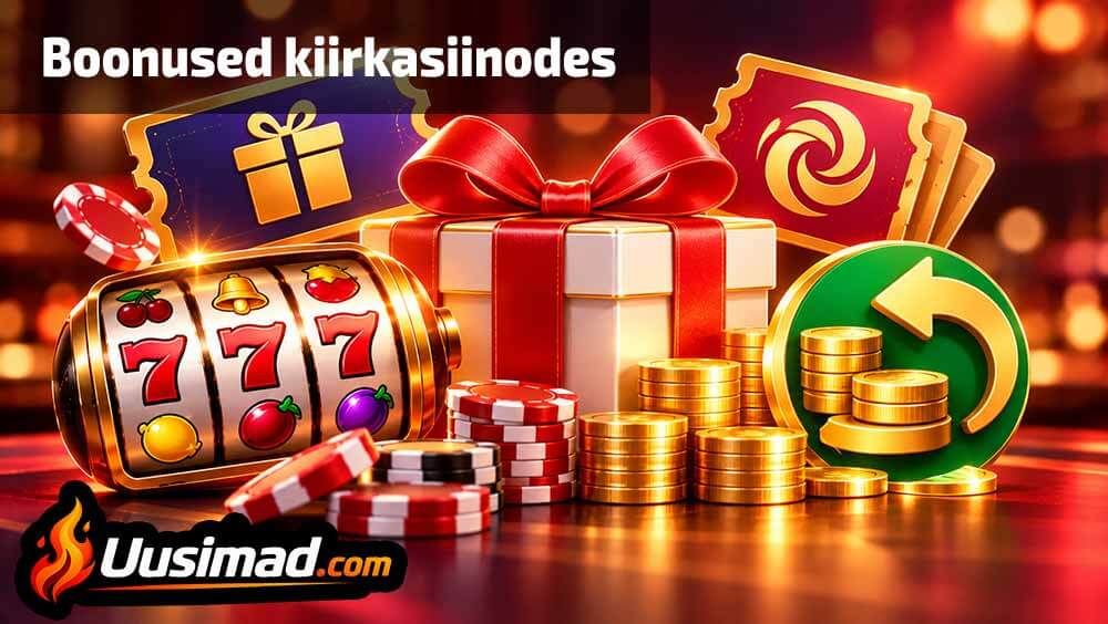 Boonused kiirkasiinodes